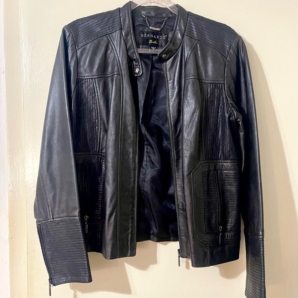 Authentic Soft Leather Bernardo Jacket